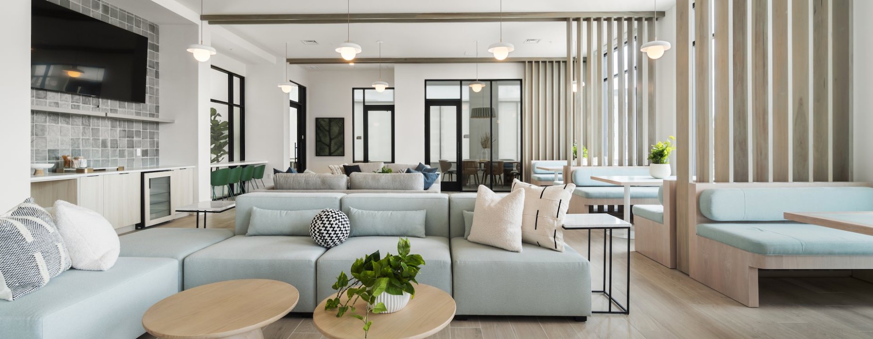 Expansive Lounge Area with Couches