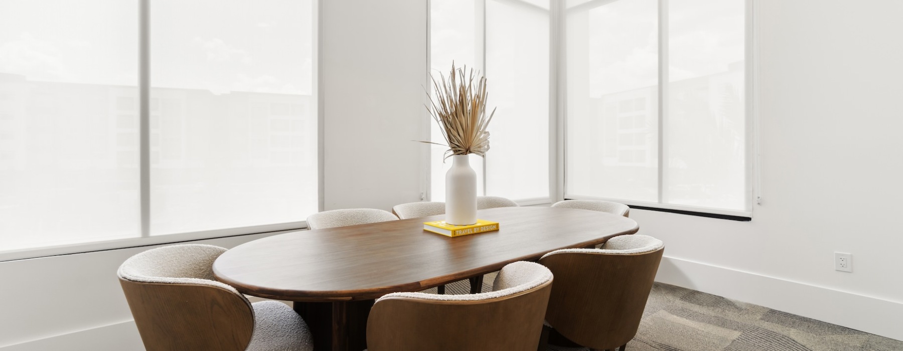 Conference Room with Desk and Chairs