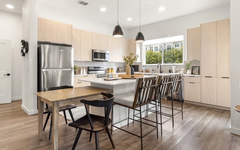 Kitchen with Stainless Steel Appliances
